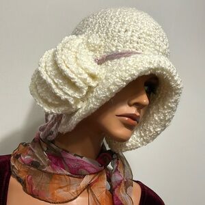 Elegant White Women's Hat